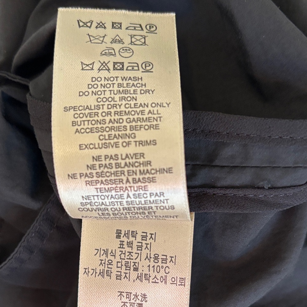 Burberry Brit Black Trench Double-Breasted Mini Dress size US 4 - Picture 14 of 14